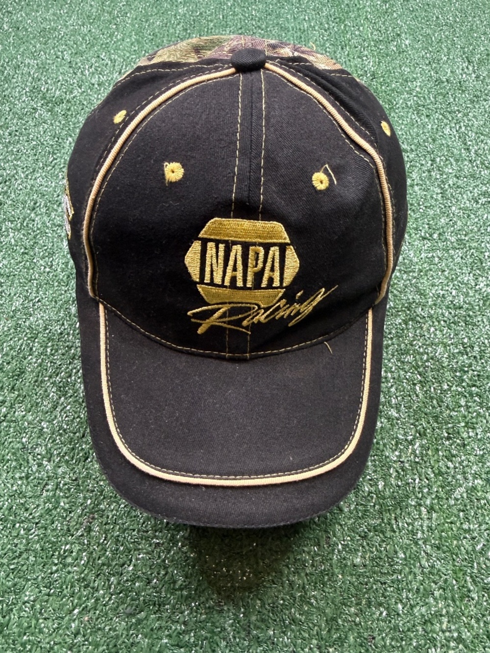 NAPA Racing Baseball Cap Martin Truex Jr #56 Black Camo Gold Truckers Hat